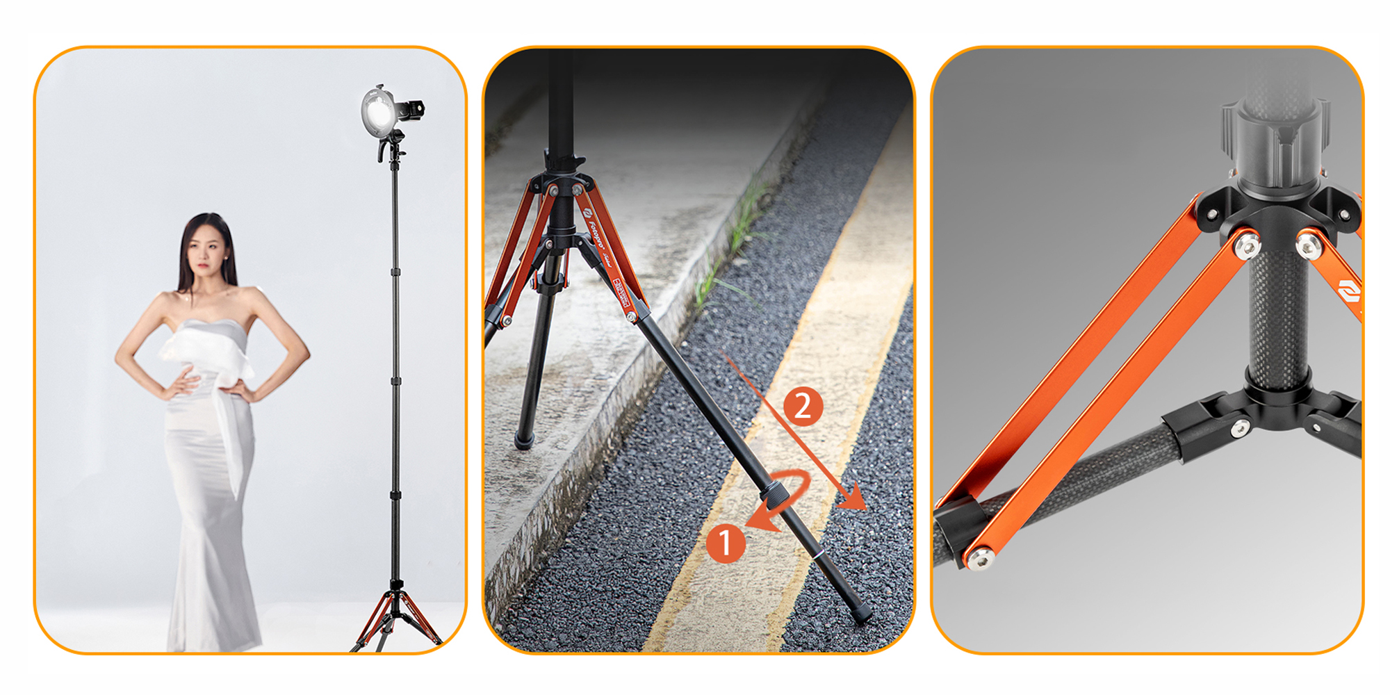 Statyw oświetleniowy Fotopro TR-02A